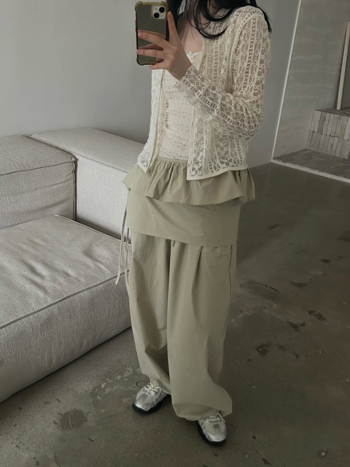 Buckle - Korean Women Fashion - #womensfashion - Belle Lace Cardigan - 12