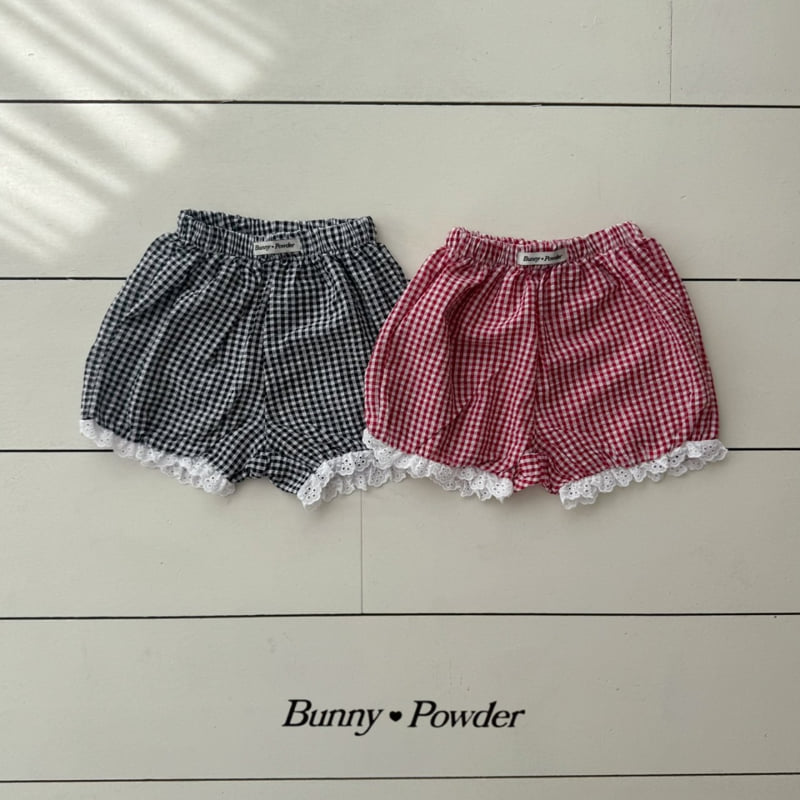 Bunny Powder - Korean Children Fashion - #Kfashion4kids - Check Bloomer Pants - 12