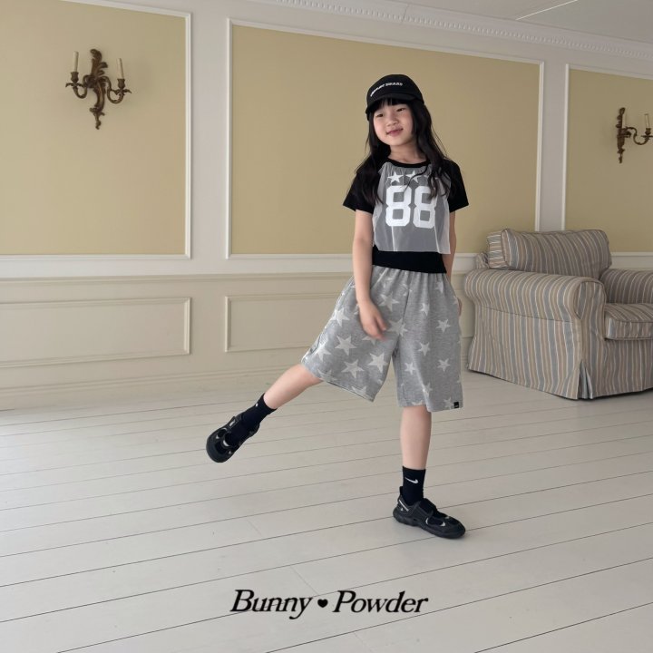Bunny Powder - Korean Children Fashion - #childofig - Star Bermuda Pants - 5