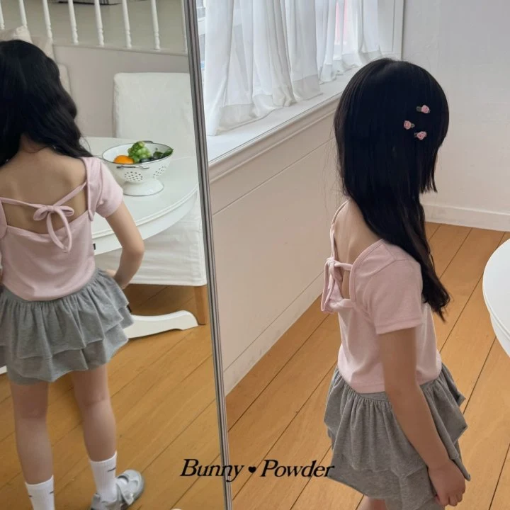 Bunny Powder - Korean Children Fashion - #childrensboutique - Bling Tee - 3
