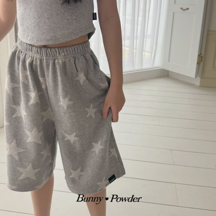 Bunny Powder - Korean Children Fashion - #designkidswear - Star Bermuda Pants - 8