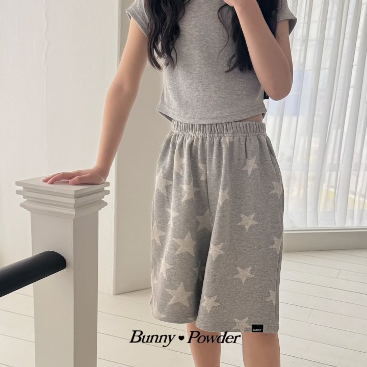 Bunny Powder - Korean Children Fashion - #discoveringself - Star Bermuda Pants - 9