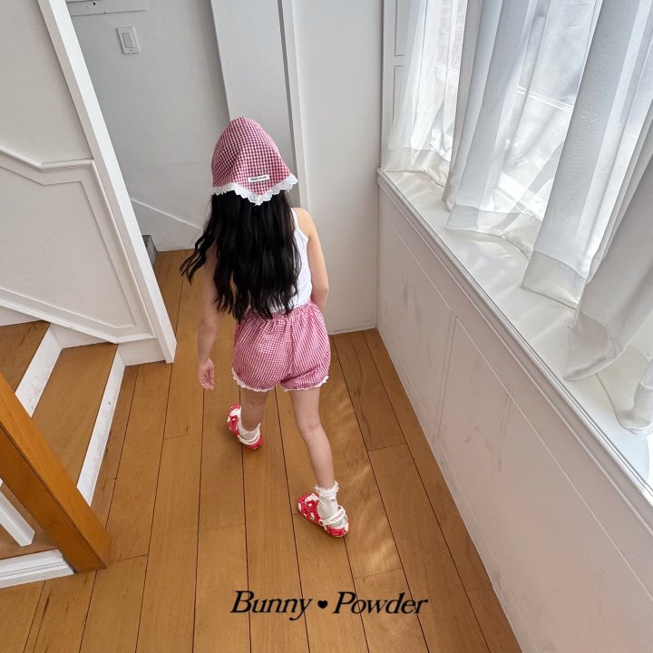 Bunny Powder - Korean Children Fashion - #fashionkids - Check Bandana - 9