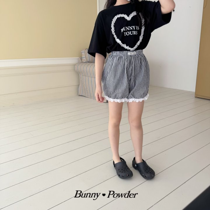 Bunny Powder - Korean Children Fashion - #kidsshorts - Check Bloomer Pants - 9