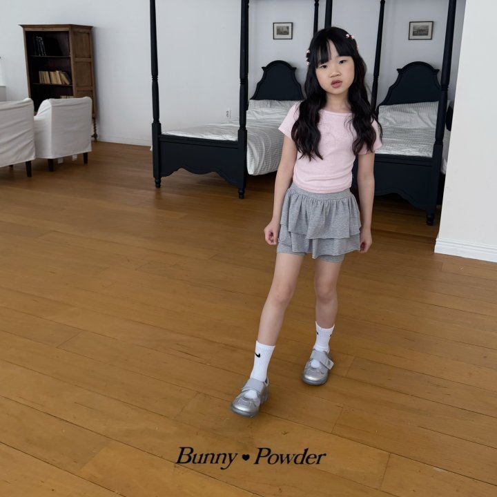 Bunny Powder - Korean Children Fashion - #kidsshorts - Bling Tee - 7