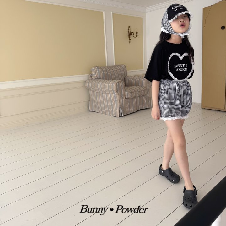 Bunny Powder - Korean Children Fashion - #kidsstore - Check Bloomer Pants - 10