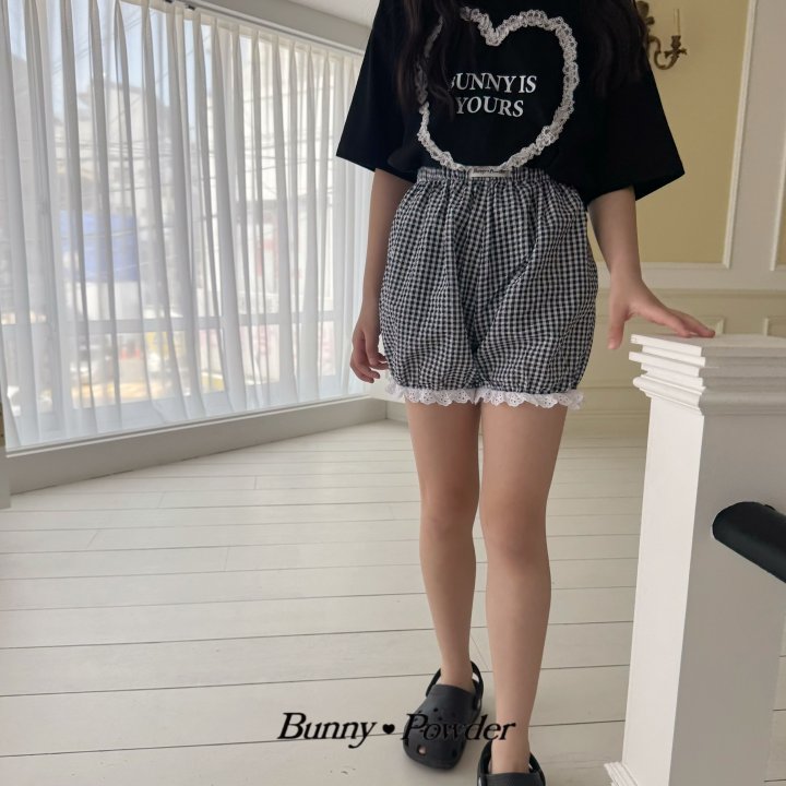 Bunny Powder - Korean Children Fashion - #kidzfashiontrend - Check Bloomer Pants - 11
