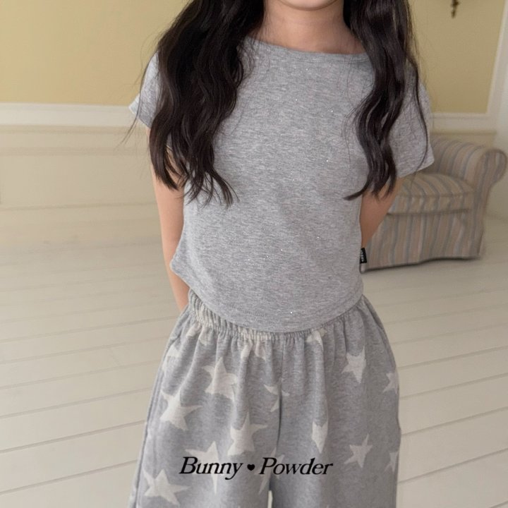 Bunny Powder - Korean Children Fashion - #kidzfashiontrend - Bling Tee - 9