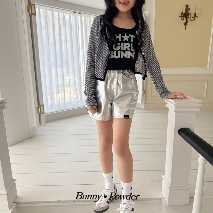 Bunny Powder - Korean Children Fashion - #littlefashionista - Glossy Pants - 2