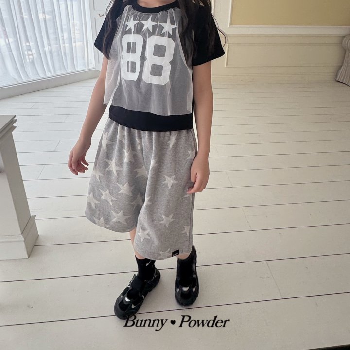 Bunny Powder - Korean Children Fashion - #minifashionista - Star Bermuda Pants - 3