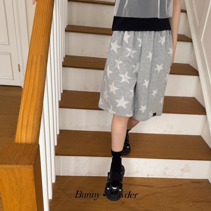 Bunny Powder - Korean Children Fashion - #minifashionista - Star Bermuda Pants - 4