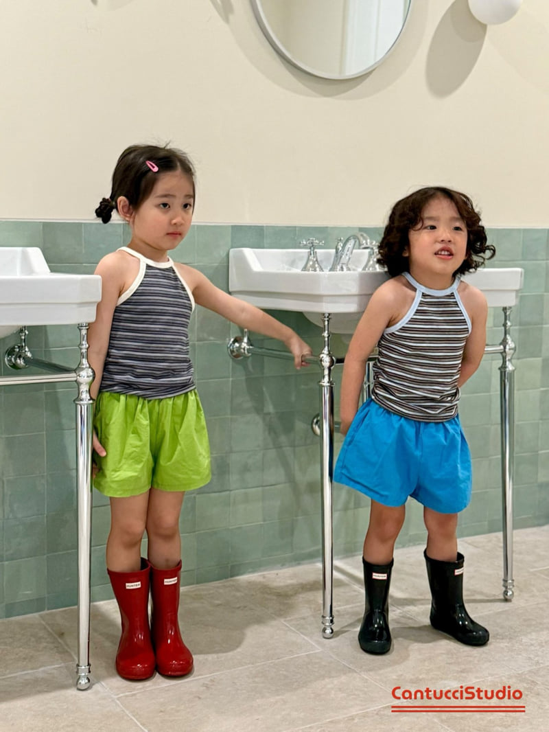 Cantucci Studio - Korean Children Fashion - #childrensboutique - Ssoni Halter Sleeveless - 10