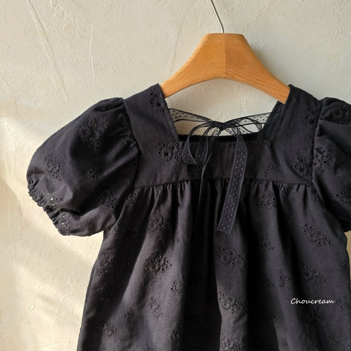 Choucream - Korean Baby Fashion - #babyboutique - Puff Lace One-piece - 8
