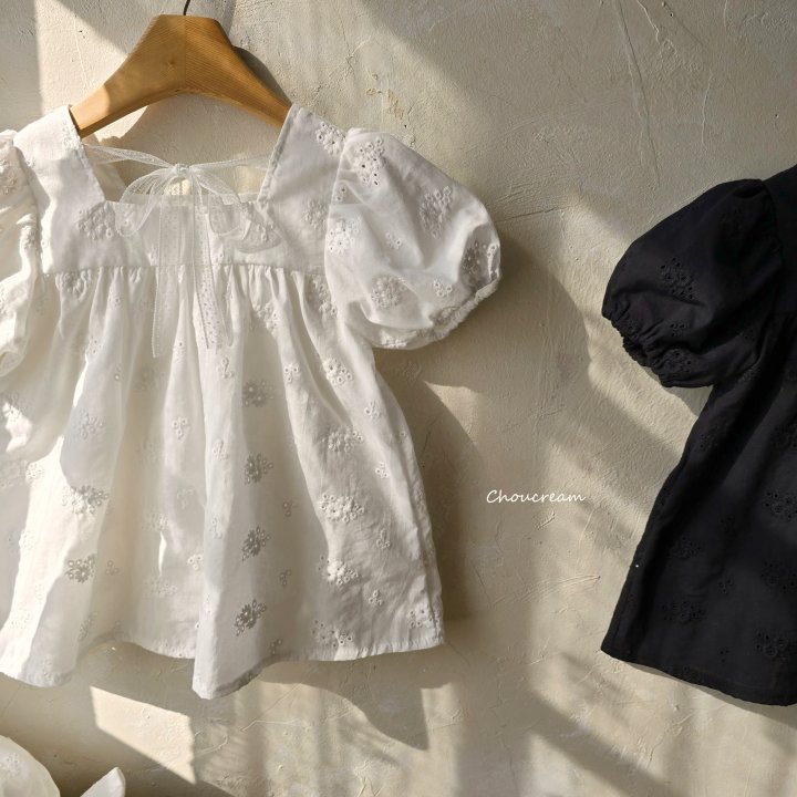 Choucream - Korean Baby Fashion - #babyboutique - Puff Lace One-piece - 7