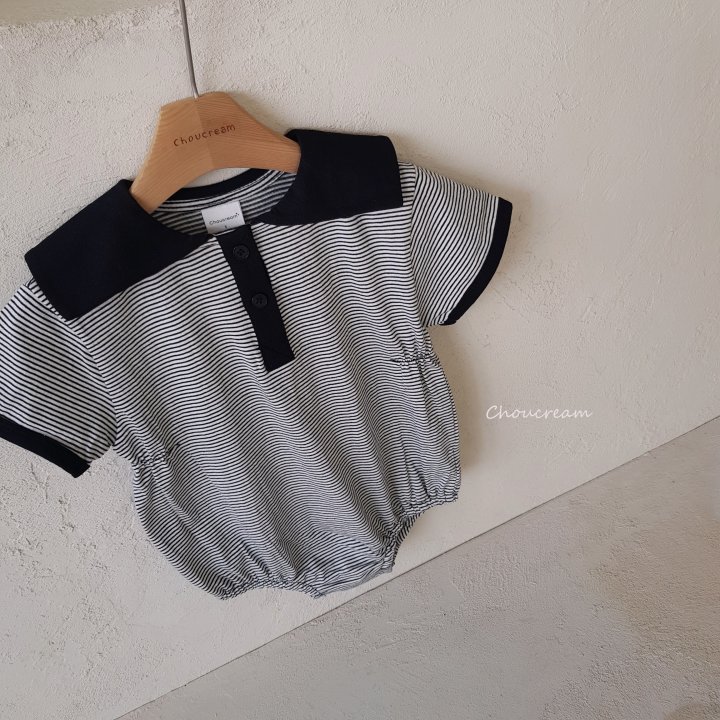 Choucream - Korean Baby Fashion - #babyboutique - Striped Sailor Suit - 12