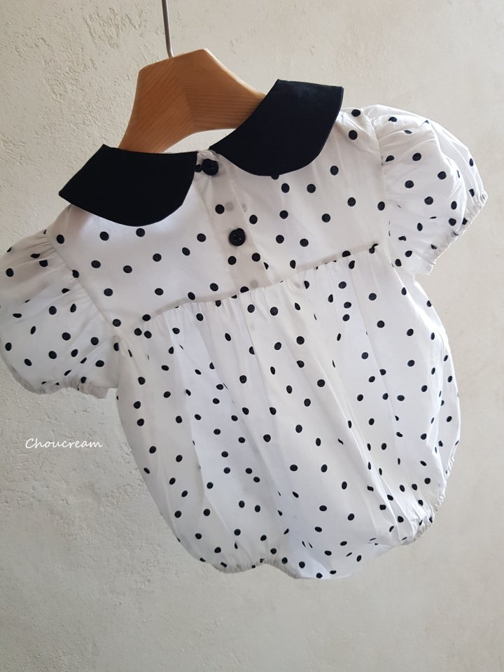 Choucream - Korean Baby Fashion - #babyboutique - Dot Collar Suit (Summer) - 11