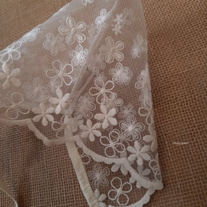 Choucream - Korean Baby Fashion - #babyboutique - Lace Bonnet - 10