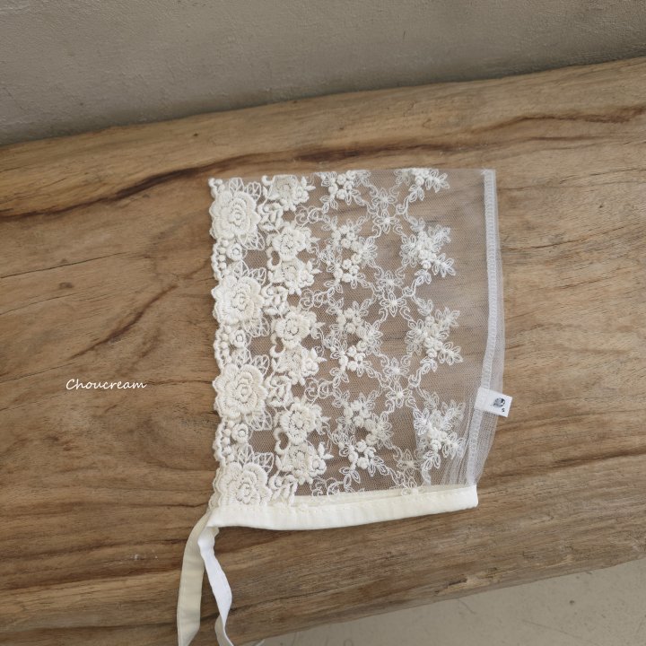 Choucream - Korean Baby Fashion - #babyboutique - Lace Bonnet - 11