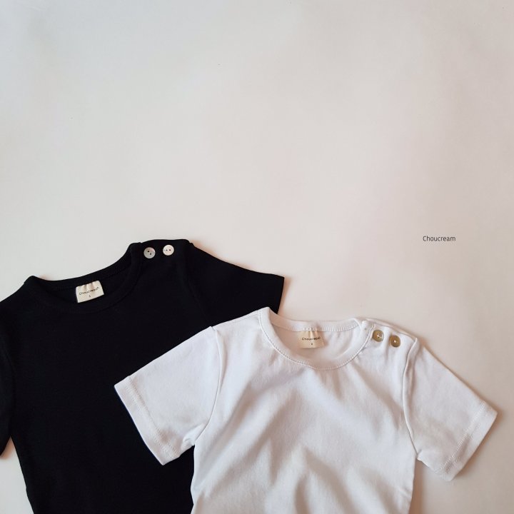 Choucream - Korean Baby Fashion - #babyboutique - Bebe Basic Tee (Summer) - 2