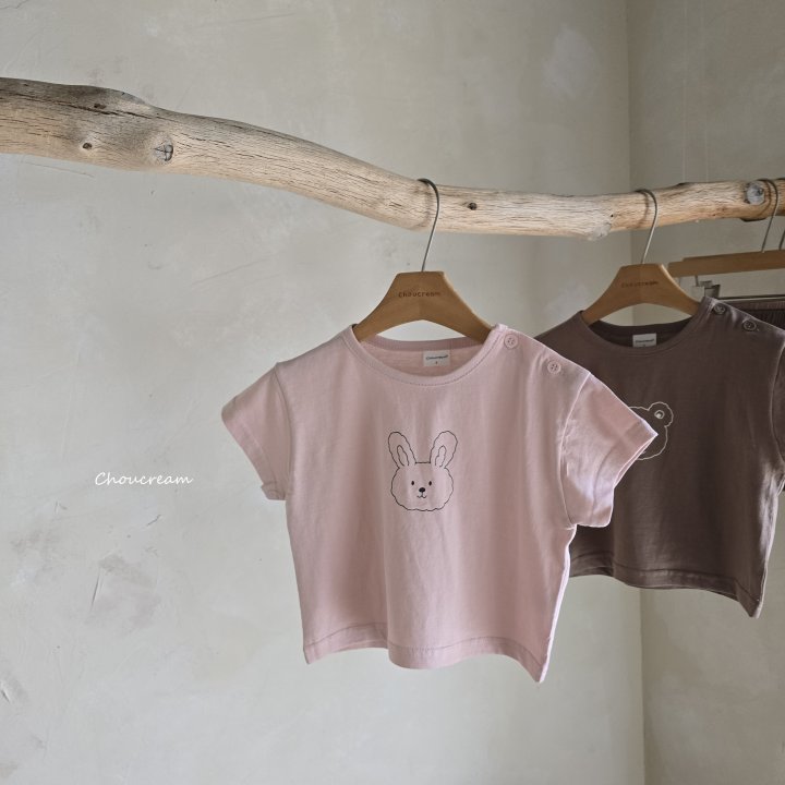 Choucream - Korean Baby Fashion - #babyboutique - Animal Tee - 5