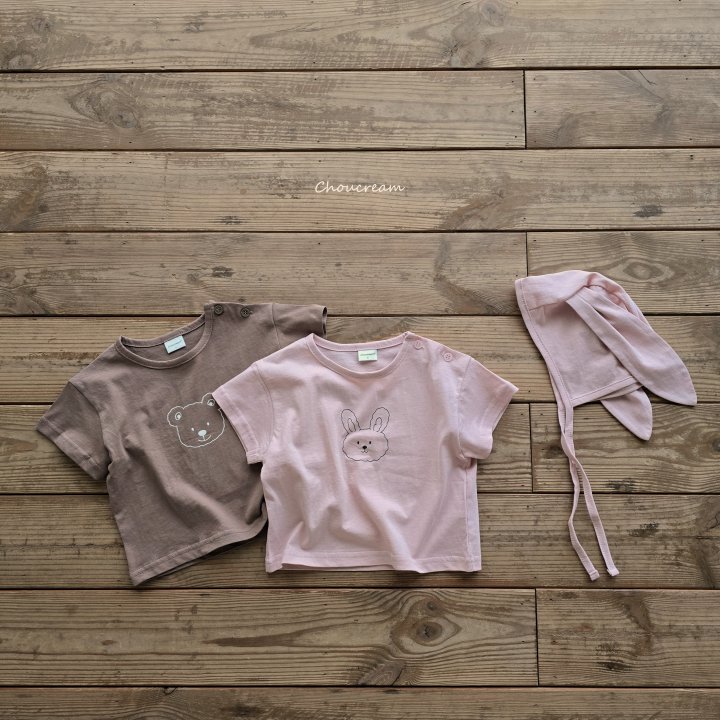 Choucream - Korean Baby Fashion - #babyboutique - Animal Tee - 6