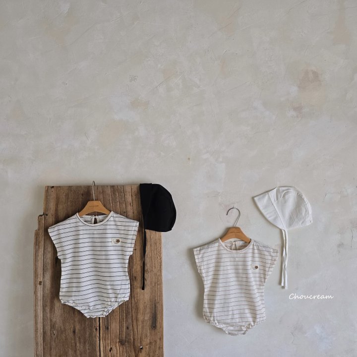 Choucream - Korean Baby Fashion - #babyboutique - Striped Suit - 2
