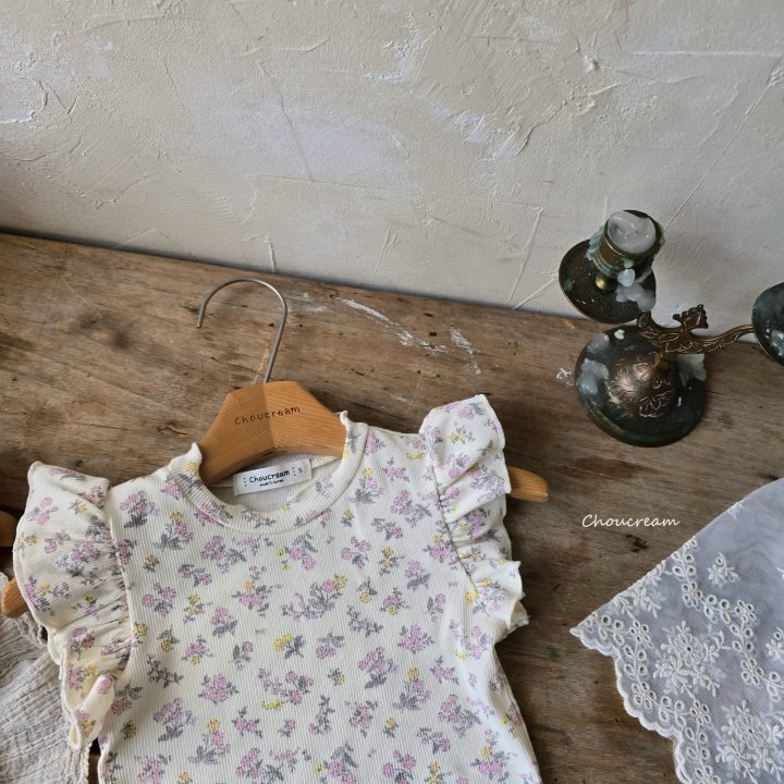 Choucream - Korean Baby Fashion - #babyboutique - Floral Suit - 8