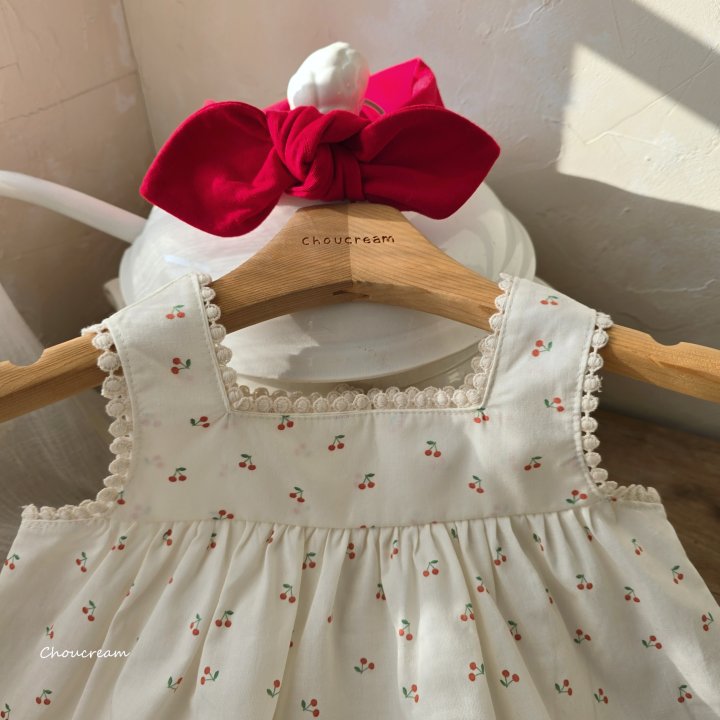 Choucream - Korean Baby Fashion - #babyboutique - Mini Cherry Set (Blouse + Bloomer Set) - 7