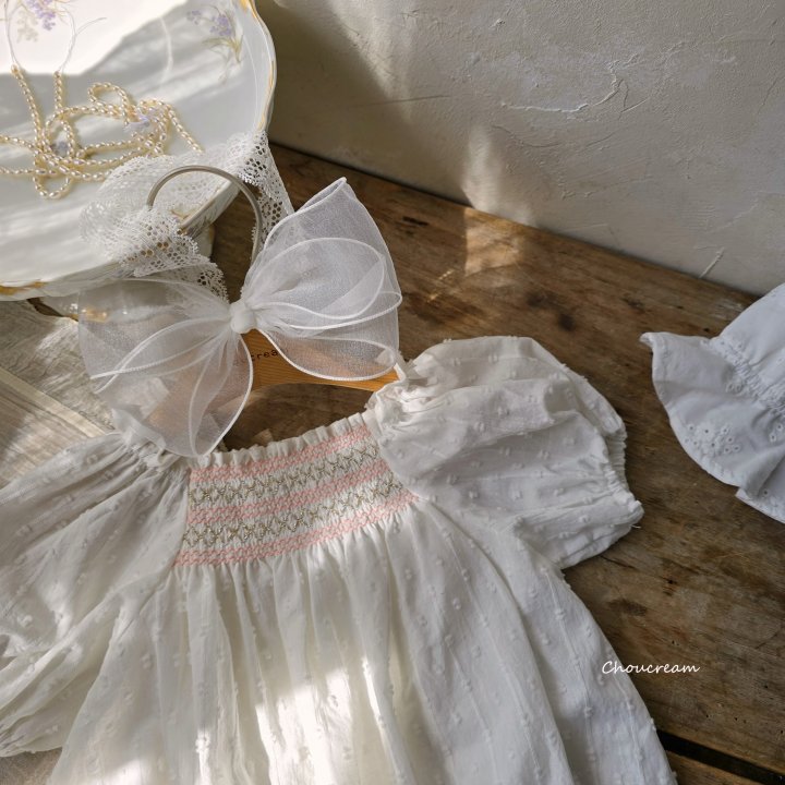 Choucream - Korean Baby Fashion - #smilingbaby - Emma Smocked Suit - 4
