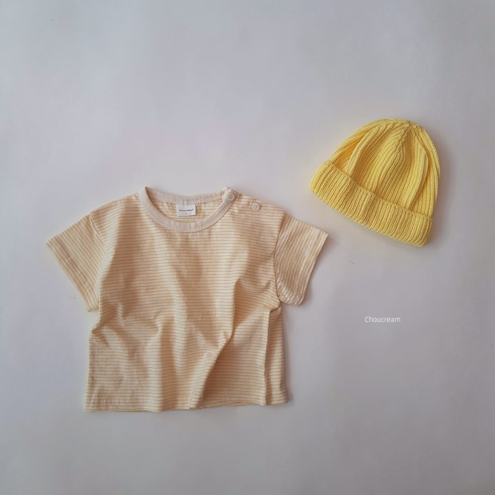 Choucream - Korean Baby Fashion - #babyboutiqueclothing - Bebe Striped Tee (Summer) - 7