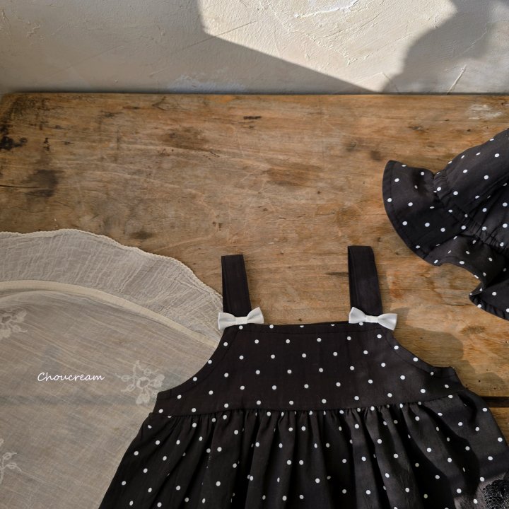 Choucream - Korean Baby Fashion - #babyboutiqueclothing - Dot Ribbon One-piece - 12