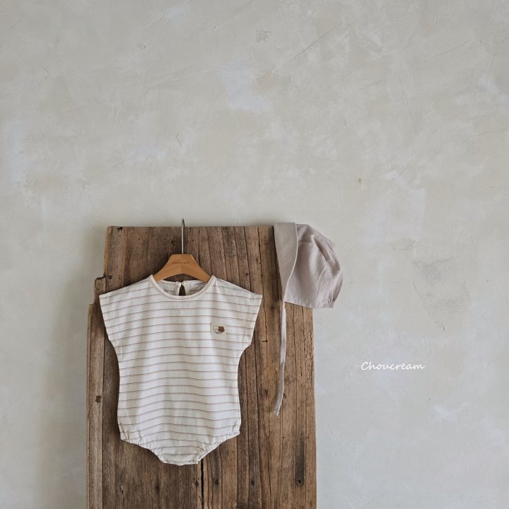 Choucream - Korean Baby Fashion - #babyboutiqueclothing - Striped Suit - 3