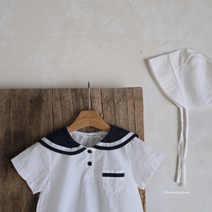 Choucream - Korean Baby Fashion - #babyboutiqueclothing - Sailor Collar Suit - 10