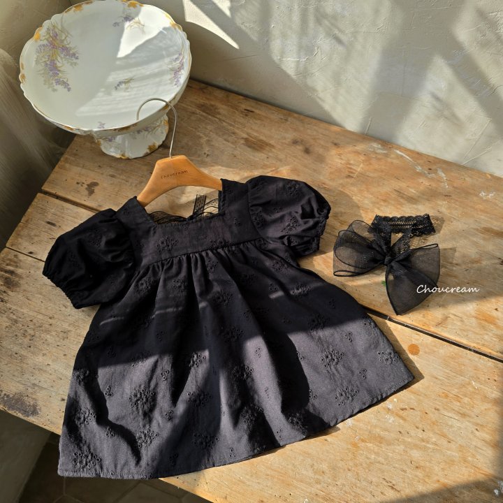 Choucream - Korean Baby Fashion - #babyclothing - Puff Lace One-piece - 10