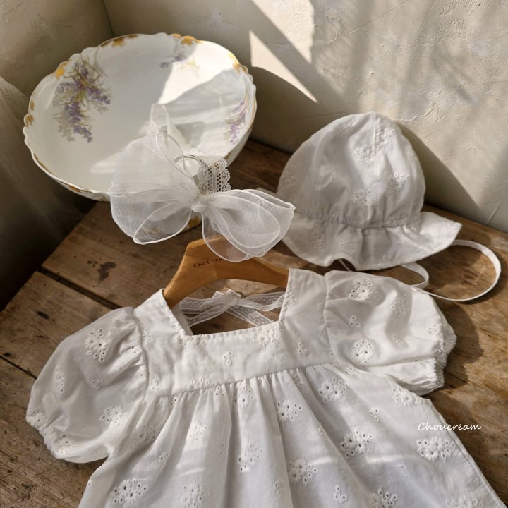 Choucream - Korean Baby Fashion - #babyclothing - Puff Lace One-piece - 9