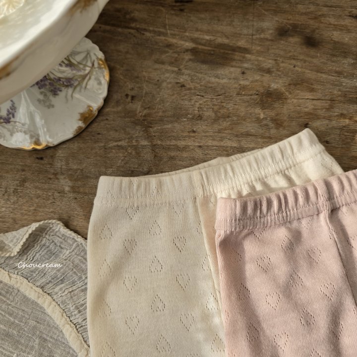 Choucream - Korean Baby Fashion - #babyclothing - Eyelet Leggings - 6