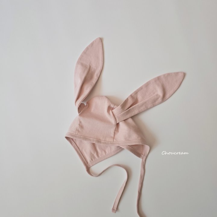 Choucream - Korean Baby Fashion - #babyclothing - Pink Bunny Hat - 6