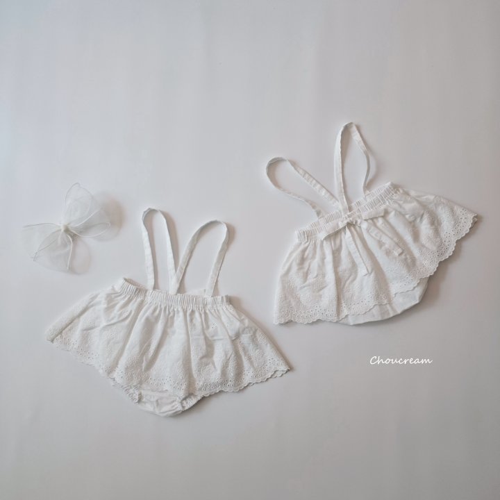 Choucream - Korean Baby Fashion - #babyclothing - Lace Skirt Bloomer