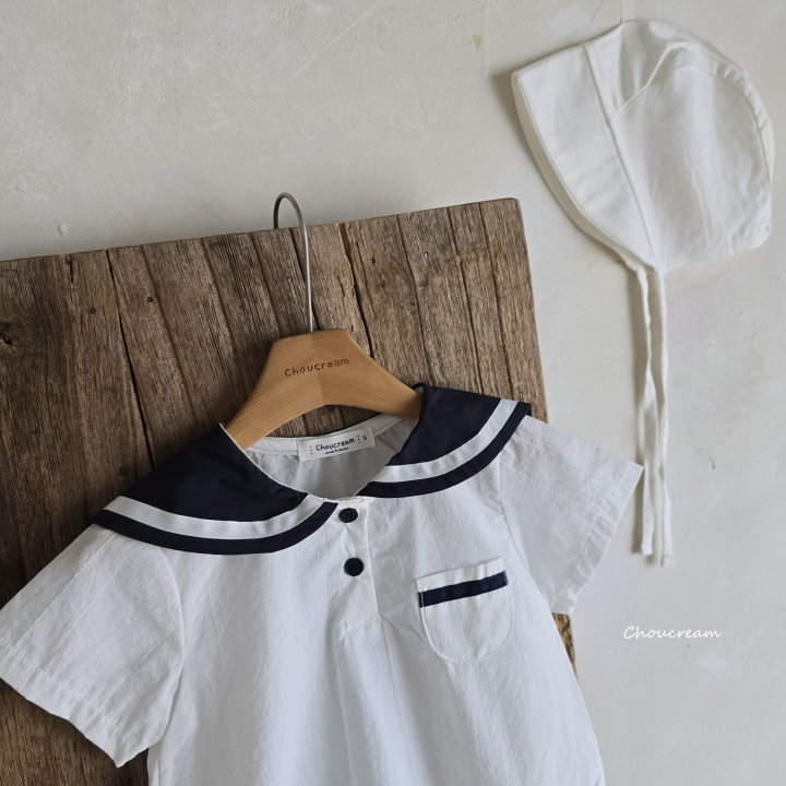 Choucream - Korean Baby Fashion - #babyclothing - Sailor Collar Suit - 11