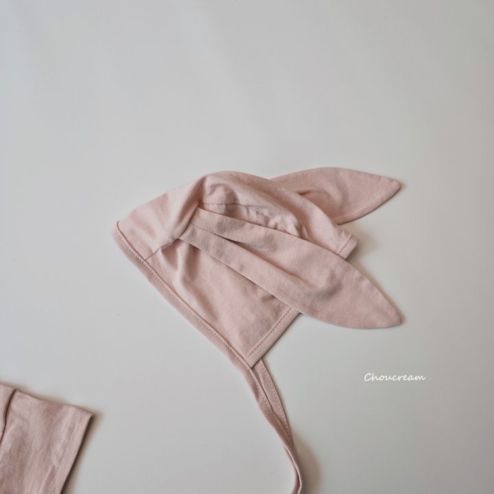 Choucream - Korean Baby Fashion - #babyfashion - Pink Bunny Hat - 7