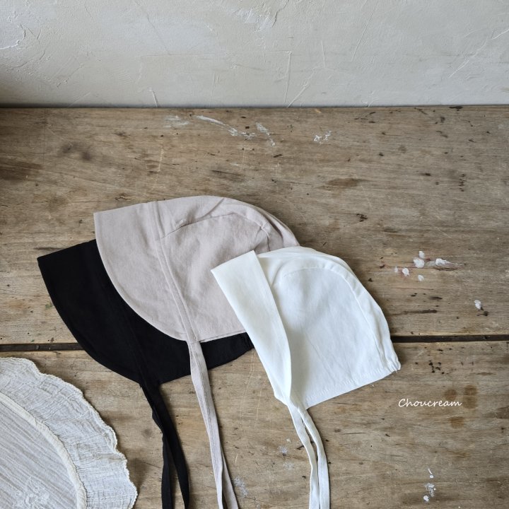 Choucream - Korean Baby Fashion - #babyfashion - Linen Bonnet - 6