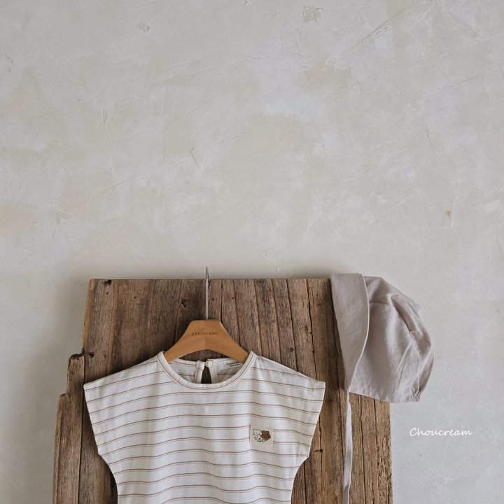 Choucream - Korean Baby Fashion - #babyfashion - Striped Suit - 5