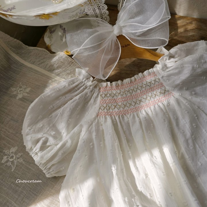 Choucream - Korean Baby Fashion - #babyfashion - Emma Smocked Suit - 7