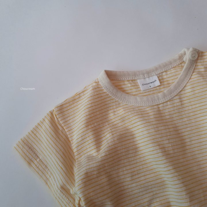 Choucream - Korean Baby Fashion - #babyfever - Bebe Striped Tee (Summer) - 10