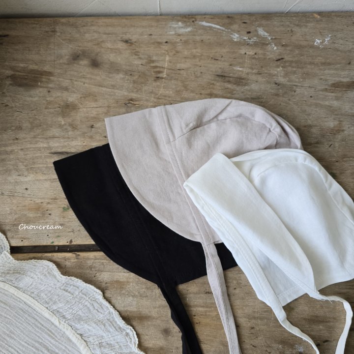 Choucream - Korean Baby Fashion - #babyfever - Linen Bonnet - 7