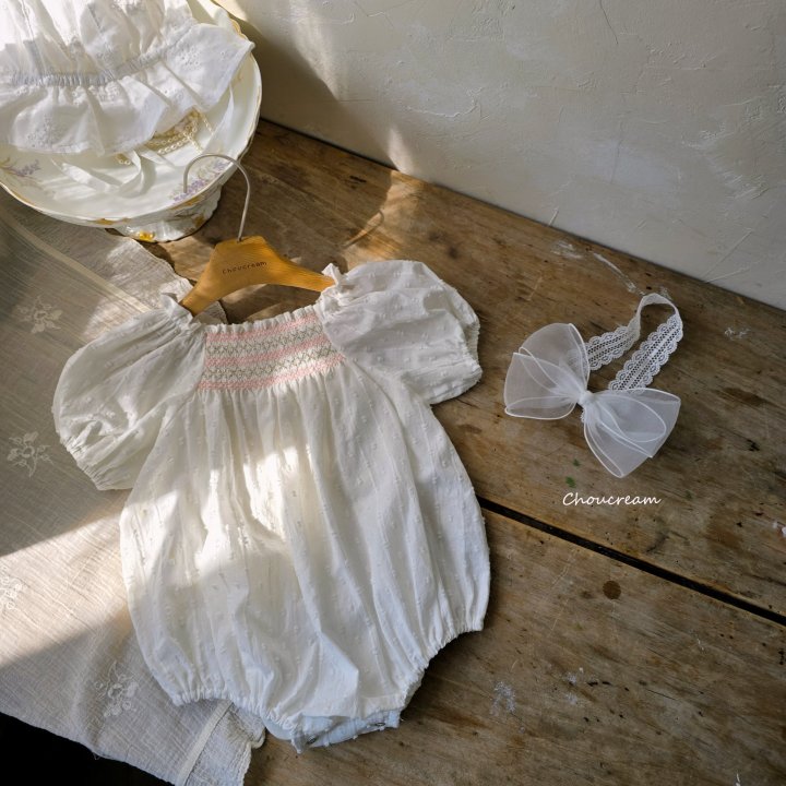 Choucream - Korean Baby Fashion - #babyfever - Emma Smocked Suit - 8