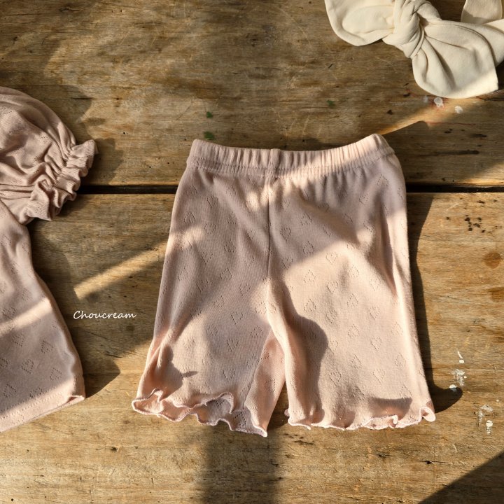Choucream - Korean Baby Fashion - #babygirlfashion - Eyelet Leggings - 9