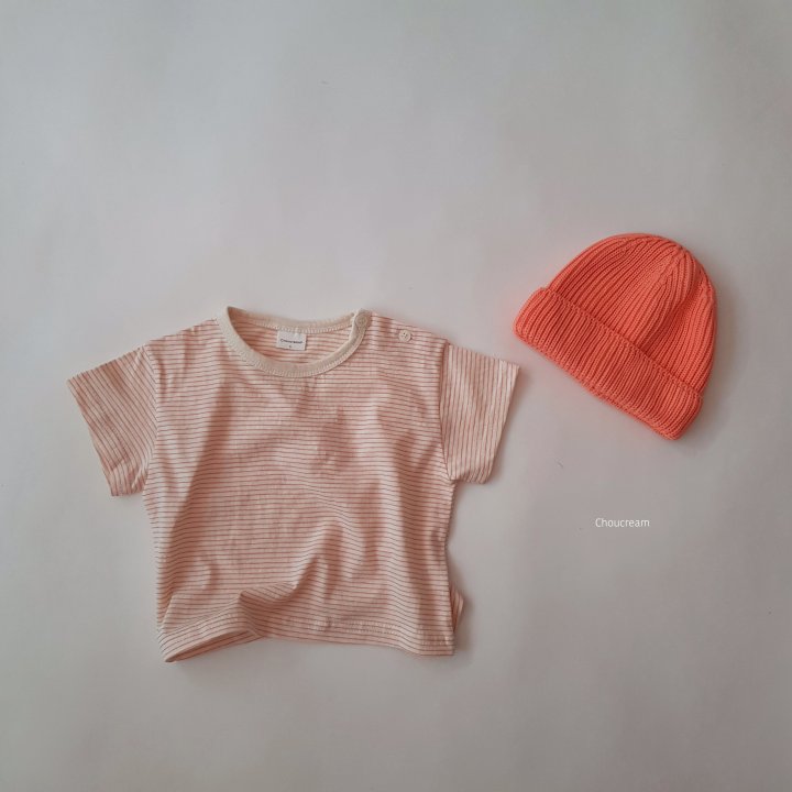 Choucream - Korean Baby Fashion - #babygirlfashion - Bebe Striped Tee (Summer) - 11