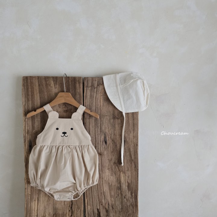 Choucream - Korean Baby Fashion - #babygirlfashion - Baby Bear Overall Suit (Summer) - 5