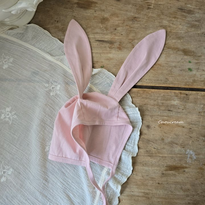 Choucream - Korean Baby Fashion - #babygirlfashion - Pink Bunny Hat - 9